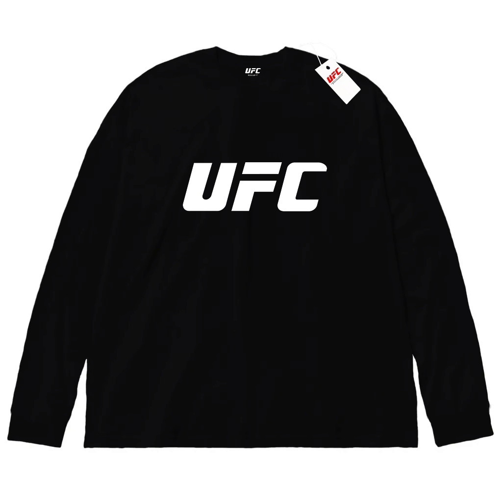 Чорний лонгслів UFC унісекс ЮФСІ
