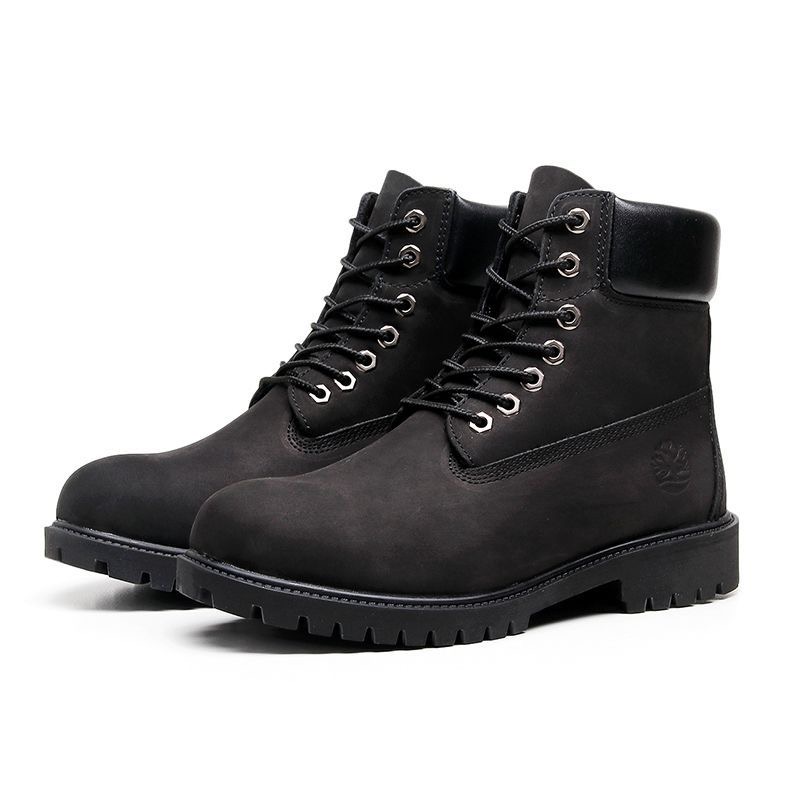 Чоловічі шкіряні черевики Timberland Premium 6-Inch (Чорні)