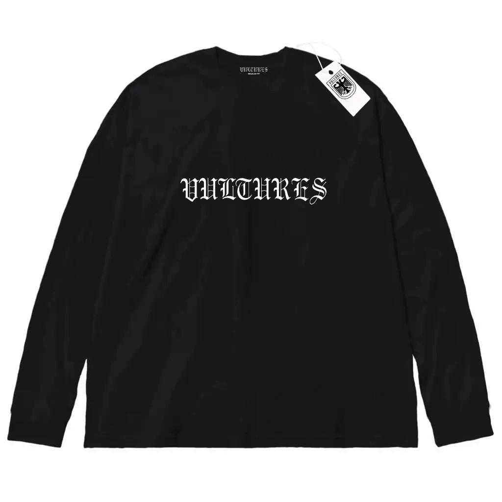 Чорний лонгслів Vultures Kanye West унісекс