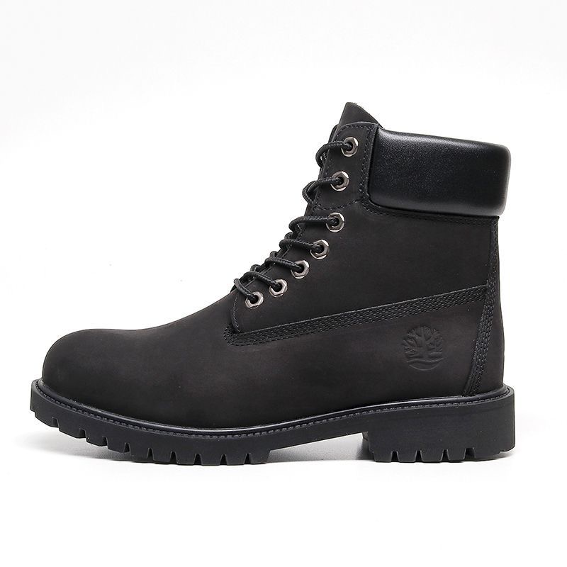 Чоловічі шкіряні черевики Timberland Premium 6-Inch (Чорні)