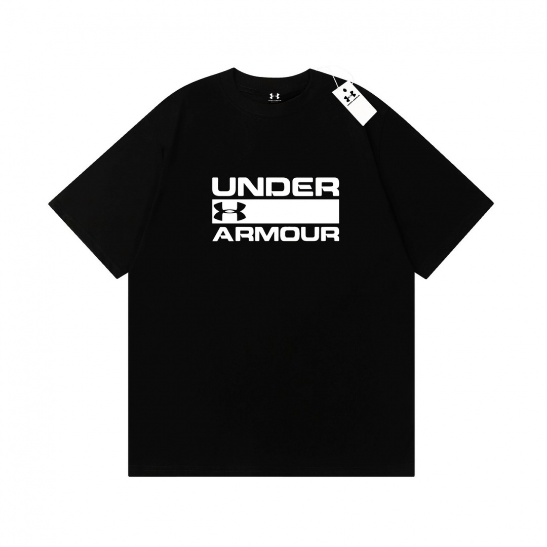 Чорна футболка Under Armour Logo унісекс Андер Армор
