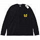 Чорний лонгслів Wu Tang Clan унісекс Logo унісекс Вутанг Клан