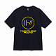 Чорна футболка Twenty One Pilots Logo чорні футболки Твенті Ван Пілотс унісекс