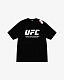 Чорна футболка UFC Logo унісекс ЮФС